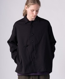 rehacer | rehacer : Asymmetry Loop Cord Shirt / アシンメトリー ループコード シャツ(シャツ/ブラウス)