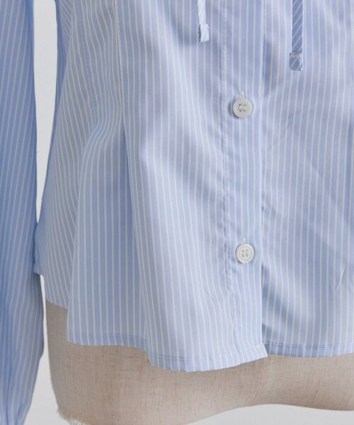 OLIVE des OLIVE(オリーブデオリーブ)の「【WEB限定】シャツ+ベストセット(シャツ/ブラウス・レディース・トップグレー/ネイビー/サックスブルー・FREE)」の10枚目の写真