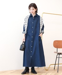 AMERICAN HOLIC（アメリカンホリック）の「デニムシャツワンピース（シャツワンピース）」