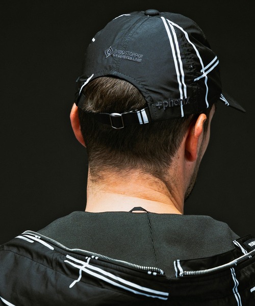 1PIU1UGUALE3  RELAX （ウノピゥウノウグァーレトレ リラックス）の「1PIU1UGUALE3 RELAX × +phenix(ウノピゥウノウグァーレトレ リラックス)キャップ WINDSTOPPER プロダクト by GORE-TEX LABS /ウィンドストッパー/ゴアテックス（キャップ・メンズ・ブラック×ホワイト/ブラック・ONE SIZE）」の9枚目の写真