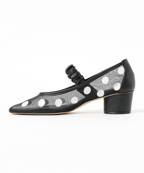 Ray BEAMS（レイビームス）の「ドット メッシュ パンプス（パンプス・レディース・ブラック/ブラウン系その他3・36/37/38/39）」の6枚目の写真