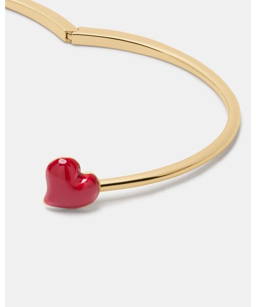 kate spade new york(ケイトスペード ニューヨーク)の「アムール バングル(バングル/リストバンド・レディース・レッド・ONESIZE)」の4枚目の写真