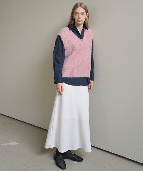 PAUL&ALICE(ポール&アリス)の「HAIRY KNIT VEST / PINK(ベスト・レディース・ピンク・FREE)」の5枚目の写真