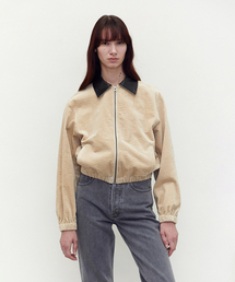 m.m.m（ムー）の「コーデュロイブルゾンジャケット（MA-1）」