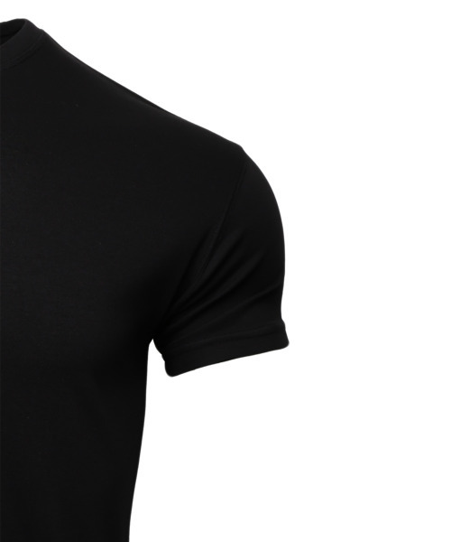 LEADEN（リーデン）の「無地マッスルフィット半袖Tシャツ[ブラック]（Tシャツ/カットソー・メンズ・その他・MEDIUM/LARGE/2XL/X-LARGE）」の3枚目の写真