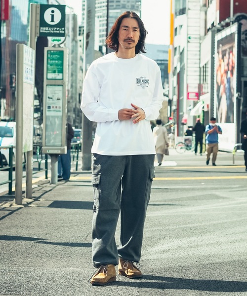BILLABONG(ビラボン)の「BILLABONG メンズ BEACH SIGN ロンT 【2026年春夏モデル】(Tシャツ/カットソー・メンズ・ブラック/エメラルド/ホワイト・X-LARGE/MEDIUM/SMALL/LARGE)」の4枚目の写真