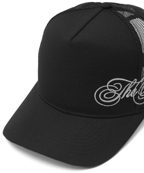 X-girl（エックスガール）の「SIDE SCRIPT LOGO TRUCKER CAP（キャップ・レディース・ブラック/ブラウン/カモフラージュ・ONE SIZE）」の11枚目の写真