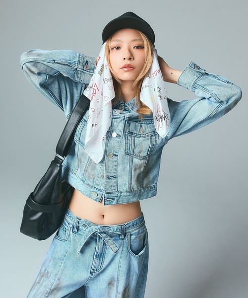 X-girl（エックスガール）の「SIDE SCRIPT LOGO TRUCKER CAP（キャップ・レディース・ブラック/ブラウン/カモフラージュ・ONE SIZE）」の17枚目の写真