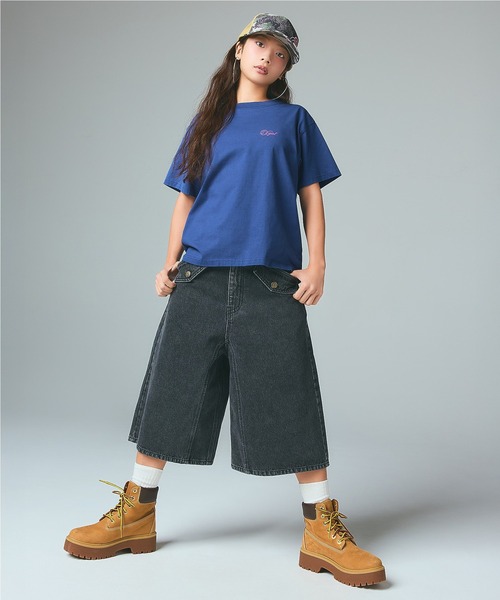 X-girl（エックスガール）の「SIDE SCRIPT LOGO TRUCKER CAP（キャップ・レディース・ブラック/ブラウン/カモフラージュ・ONE SIZE）」の20枚目の写真