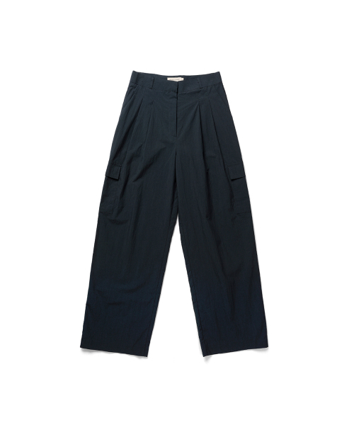 WITHOUT SUMMER（ウィズアウトサマ）の「ワークナイロンパンツ_ネイビー（その他パンツ・レディース・その他・SMALL/MEDIUM）」の2枚目の写真