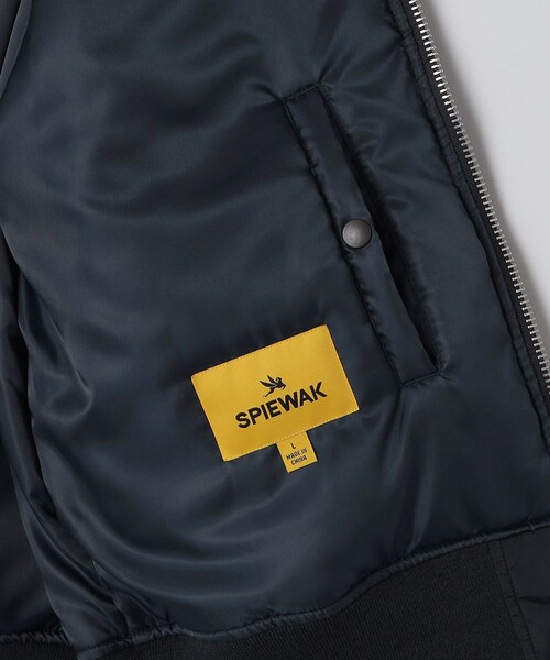 SPIEWAK（スピーワック）の「【SHIPS別注】SPIEWAK: MA-1 フライト ジャケット（ブルゾン・メンズ・オリーブ/ネイビー・38/40/42）」の15枚目の写真