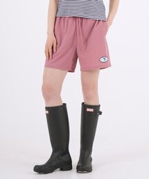 フィッシングポリエステルデイリースイムパンツダークピンク