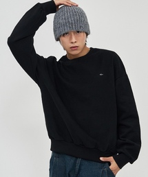 THE-ABON（エイボン）の「ツートンリブニットビーニー チャコール（ニットキャップ/ビーニー）」