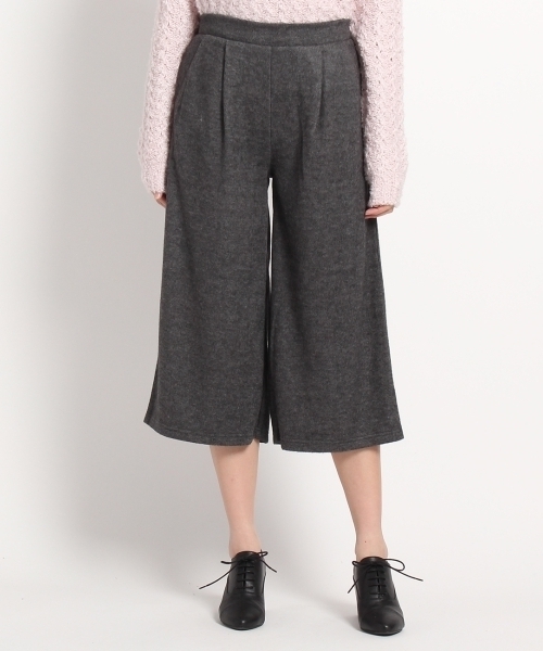 THE SHOP TK （ザ ショップ ティーケー ）の「起毛カットガウチョパンツ（その他パンツ・レディース・ブルー/グレー/ホワイト・99）」の4枚目の写真