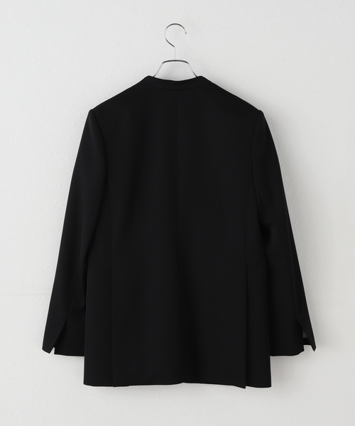 Noble(ノーブル)の「Vカラースキンジャケット(ノーカラージャケット・レディース・ブラック/ベージュ系その他・38/36)」の15枚目の写真