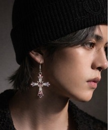 【Cr+ov(クローヴ)】 ビジュークロスフックピアス cro-pierce-9-4【RBTS】