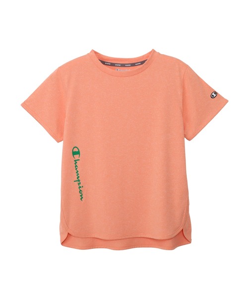Champion（チャンピオン）の「【Champion/チャンピオン】レディース ショートスリーブTシャツ（Tシャツ/カットソー・レディース・ダークネイビー/ライトブルー/ブラック/ホワイト/ライトオレンジ系1・LARGE/MEDIUM）」の5枚目の写真