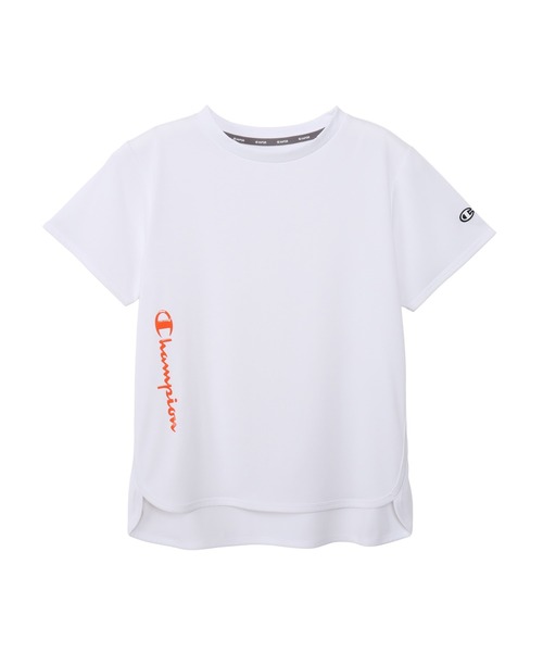 Champion（チャンピオン）の「【Champion/チャンピオン】レディース ショートスリーブTシャツ（Tシャツ/カットソー・レディース・ダークネイビー/ライトブルー/ブラック/ホワイト/ライトオレンジ系1・LARGE/MEDIUM）」の3枚目の写真