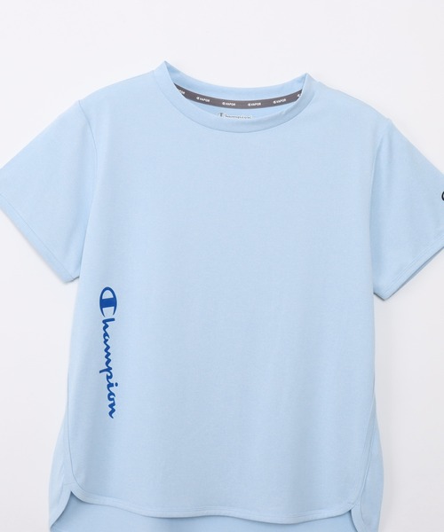Champion（チャンピオン）の「【Champion/チャンピオン】レディース ショートスリーブTシャツ（Tシャツ/カットソー・レディース・ダークネイビー/ライトブルー/ブラック/ホワイト/ライトオレンジ系1・LARGE/MEDIUM）」の19枚目の写真
