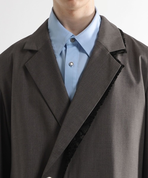 HARE（ハレ）の「【SET UP対応】TSUNAGARIミドルジャケット(HARE)（テーラードジャケット・メンズ・グレー/ブラック・FREE）」の19枚目の写真