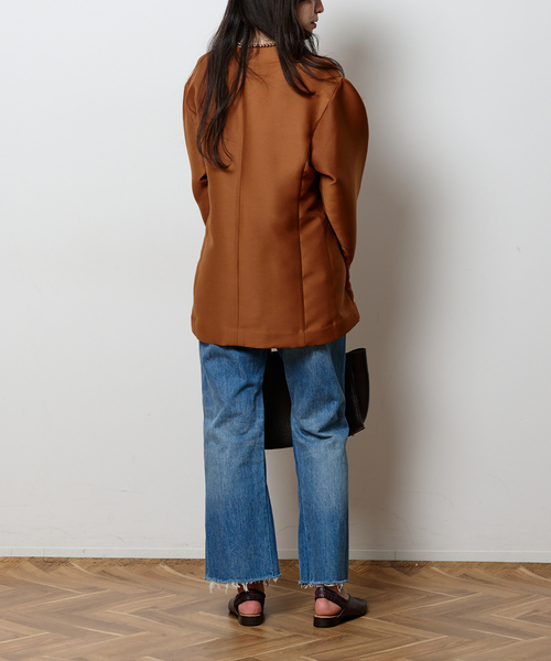 Bonum(ボナム)の「ストレートデニム 5ポケットパンツ(デニムパンツ・レディース・コバルトブルー/ネイビー/チャコールグレー・28/26/30/32)」の9枚目の写真