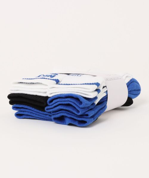 NIKE（ナイキ）の「《NIKEアパレル》YTHｴﾌﾞﾘﾃﾞｲｸｯｼｮﾝｸﾙｰｿｯｸｽ6PRG（ソックス/靴下・キッズ・ブラック系/ブルー系・21-23/23-25）」の4枚目の写真