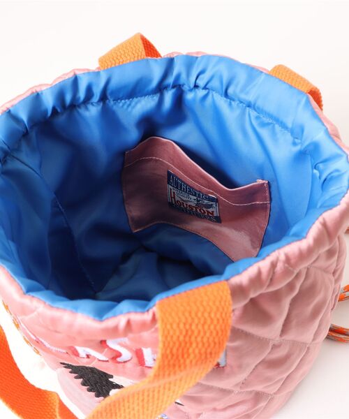 HOUSTON（ヒューストン）の「【HOUSTON / ヒューストン】SOUVENIR BAG / SOUVENIR EFFECT BAG（ショルダーバッグ・レディース・オリーブ/レッド/ネイビー/イエロー/ラベンダー/ピンク・FREE）」の8枚目の写真
