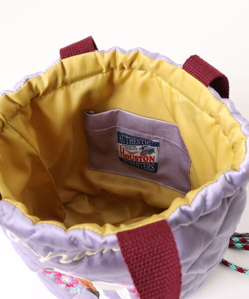 HOUSTON（ヒューストン）の「【HOUSTON / ヒューストン】SOUVENIR BAG / SOUVENIR EFFECT BAG（ショルダーバッグ・レディース・オリーブ/レッド/ネイビー/イエロー/ラベンダー/ピンク・FREE）」の10枚目の写真