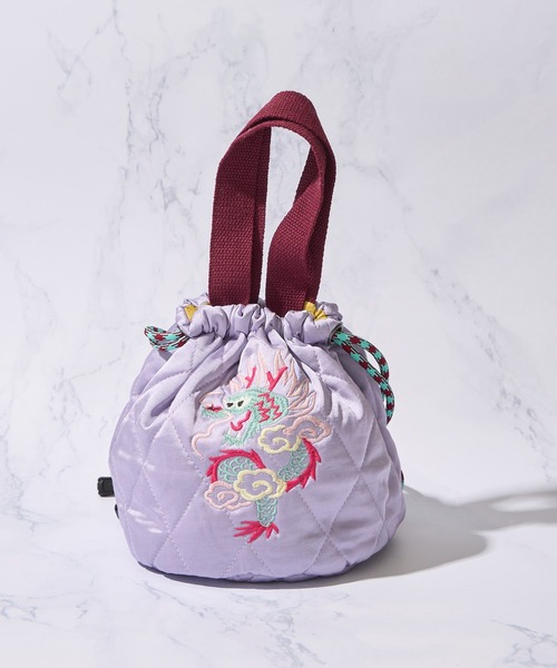 HOUSTON（ヒューストン）の「【HOUSTON / ヒューストン】SOUVENIR BAG / SOUVENIR EFFECT BAG（ショルダーバッグ・レディース・オリーブ/レッド/ネイビー/イエロー/ラベンダー/ピンク・FREE）」の15枚目の写真