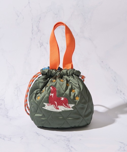 HOUSTON（ヒューストン）の「【HOUSTON / ヒューストン】SOUVENIR BAG / SOUVENIR EFFECT BAG（ショルダーバッグ・レディース・オリーブ/レッド/ネイビー/イエロー/ラベンダー/ピンク・FREE）」の13枚目の写真