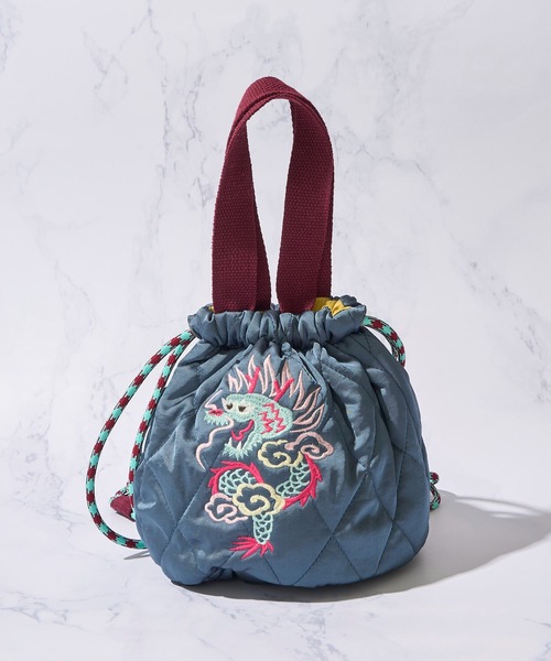 HOUSTON（ヒューストン）の「【HOUSTON / ヒューストン】SOUVENIR BAG / SOUVENIR EFFECT BAG（ショルダーバッグ・レディース・オリーブ/レッド/ネイビー/イエロー/ラベンダー/ピンク・FREE）」の14枚目の写真