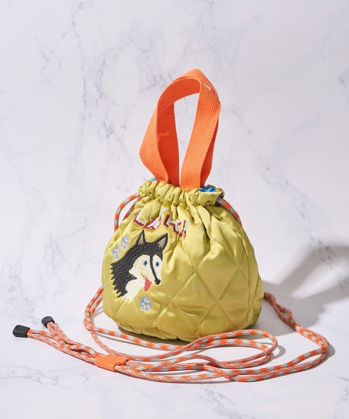 HOUSTON（ヒューストン）の「【HOUSTON / ヒューストン】SOUVENIR BAG / SOUVENIR EFFECT BAG（ショルダーバッグ・レディース・オリーブ/レッド/ネイビー/イエロー/ラベンダー/ピンク・FREE）」の19枚目の写真