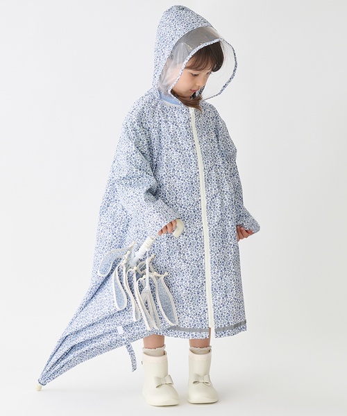 petit main(프티 마인)의 「레인 코트(레인 코트/판초)」｜블루