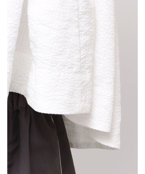 LAGUNAMOON(ラグナムーン)の「【FILA別注】フリルオフショルブラウス 【夏服】(シャツ/ブラウス・レディース・ライトブルー/ブラック/ホワイト・FREE)」の20枚目の写真