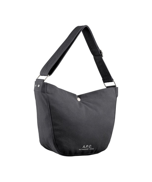 A.P.C.(アーペーセー)の「BESACE JOURNAL/ショルダーバッグ(ショルダーバッグ・メンズ・ブラウン系その他/ブラック・ONESIZE)」の7枚目の写真