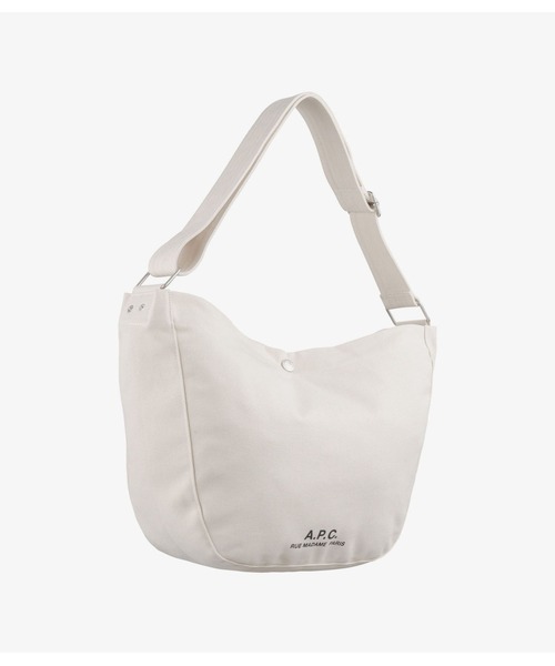 A.P.C.(アーペーセー)の「BESACE JOURNAL/ショルダーバッグ(ショルダーバッグ・メンズ・ブラウン系その他/ブラック・ONESIZE)」の10枚目の写真