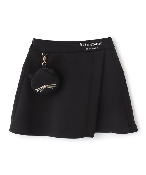 【新品未着用】SATOKA kate スカート ブラック キャットポーチつきキュロットスカート（その他パンツ）｜kate spade