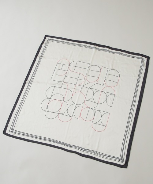 NANO universe（ナノユニバース）の「幾何柄スカーフ（バンダナ/スカーフ・レディース・その他1/その他2・F）」の9枚目の写真