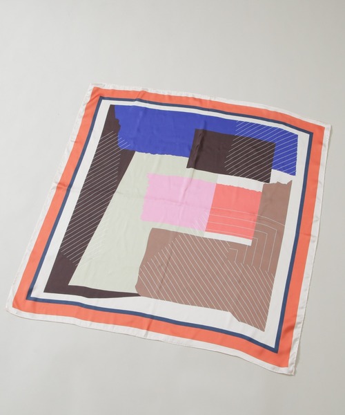 NANO universe（ナノユニバース）の「幾何柄スカーフ（バンダナ/スカーフ・レディース・その他1/その他2・F）」の5枚目の写真