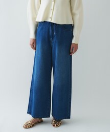 cloenc | 【手洗い可】ドロストイージーワイドデニムパンツ(デニムパンツ)