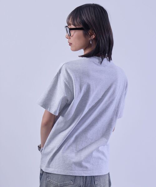 FFEIN(フェイン)の「【FFEIN(フェイン)】センターデカロゴ3D刺繍ショート丈Tシャツ/ クルーネック 半袖 刺繍 【短丈】(Tシャツ/カットソー・メンズ・ブラック/ダークグリーン/アッシュグレー/ホワイト/ネイビー/モカ・LARGE/MEDIUM/SMALL/X-LARGE)」の13枚目の写真