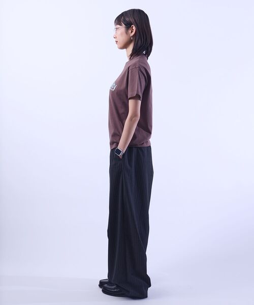 FFEIN(フェイン)の「【FFEIN(フェイン)】センターデカロゴ3D刺繍ショート丈Tシャツ/ クルーネック 半袖 刺繍 【短丈】(Tシャツ/カットソー・メンズ・ブラック/ダークグリーン/アッシュグレー/ホワイト/ネイビー/モカ・LARGE/MEDIUM/SMALL/X-LARGE)」の17枚目の写真