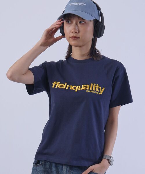 FFEIN(フェイン)の「【FFEIN(フェイン)】センターデカロゴ3D刺繍ショート丈Tシャツ/ クルーネック 半袖 刺繍 【短丈】(Tシャツ/カットソー・メンズ・ブラック/ダークグリーン/アッシュグレー/ホワイト/ネイビー/モカ・LARGE/MEDIUM/SMALL/X-LARGE)」の21枚目の写真