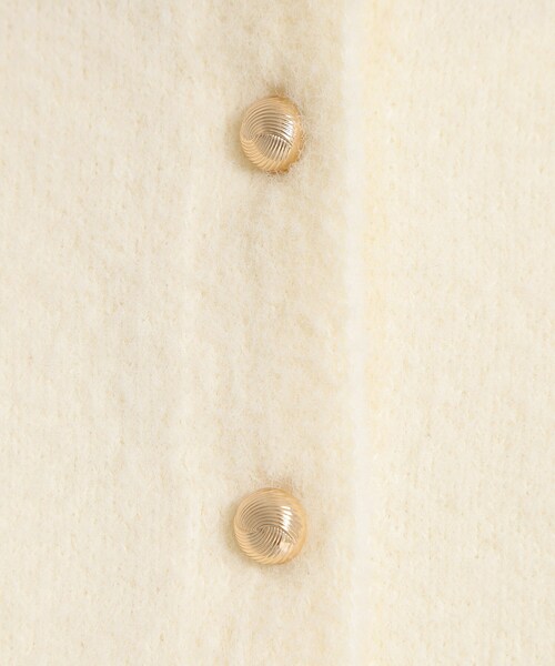 THE SHOP TK （ザ ショップ ティーケー ）の「ふわふわミニシャギー クルーネックカーディガン（カーディガン/ボレロ・レディース・アイボリー/ピンク/ブラック・12/13）」の7枚目の写真