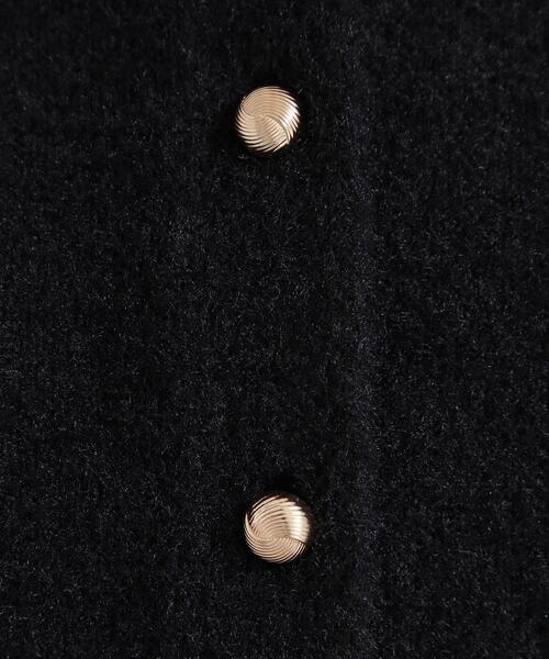 THE SHOP TK （ザ ショップ ティーケー ）の「ふわふわミニシャギー クルーネックカーディガン（カーディガン/ボレロ・レディース・アイボリー/ピンク/ブラック・12/13）」の11枚目の写真