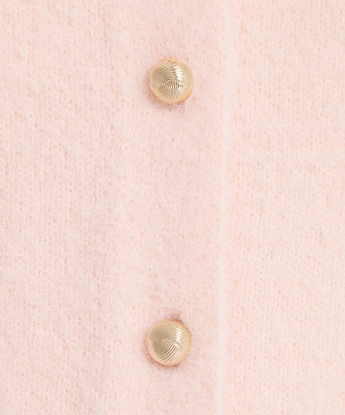 THE SHOP TK （ザ ショップ ティーケー ）の「ふわふわミニシャギー クルーネックカーディガン（カーディガン/ボレロ・レディース・アイボリー/ピンク/ブラック・12/13）」の15枚目の写真