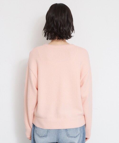 THE SHOP TK （ザ ショップ ティーケー ）の「ふわふわミニシャギー クルーネックカーディガン（カーディガン/ボレロ・レディース・アイボリー/ピンク/ブラック・12/13）」の18枚目の写真