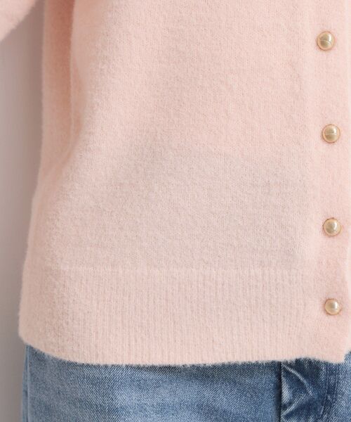 THE SHOP TK （ザ ショップ ティーケー ）の「ふわふわミニシャギー クルーネックカーディガン（カーディガン/ボレロ・レディース・アイボリー/ピンク/ブラック・12/13）」の21枚目の写真