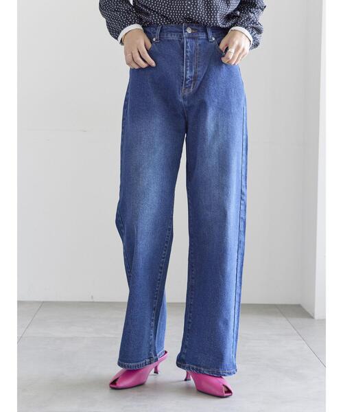 Te chichi（テチチ）の「ストレートデニムパンツ《2026 spring catalog item》（その他パンツ・レディース・サックスブルー/ブルー・M/S）」の4枚目の写真