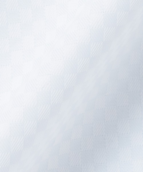 TOKYO SHIRTS（トウキョウシャツ）の「【透け防止】 形態安定ノンアイロン ワイド 長袖ビジネスワイシャツ（ビジネスシャツ・レディース・サックスブルー・XS/S/M/L/LL/XL）」の5枚目の写真